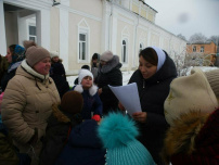 12 января Воскресная школа приняла участие Святочных гуляниях, организованными администрацией села Красное