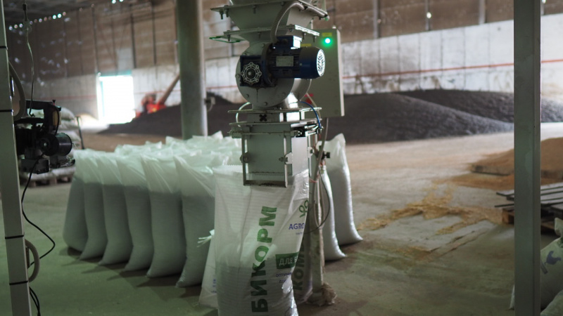 На зерновом терминале в Невинномысске стартовало производство гранулированного комбикорма на линии «Доза-Агро»