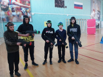 Большетумановская школа приняла участие в первенстве по спортивному лазертагу в Арзамасском районе