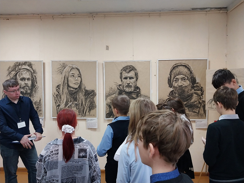Ученики 5-7 классов посетили выставку «Уголь Донбасса» в Арзамасе
